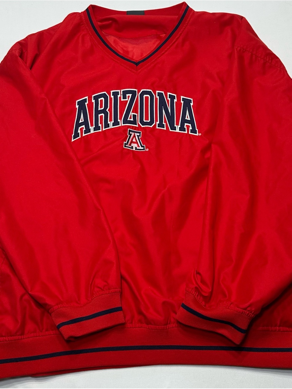 Vintage 90s Arizona Wildcats Pullover Jacket Men XXL Red V-Neck Pro Edge NCAA